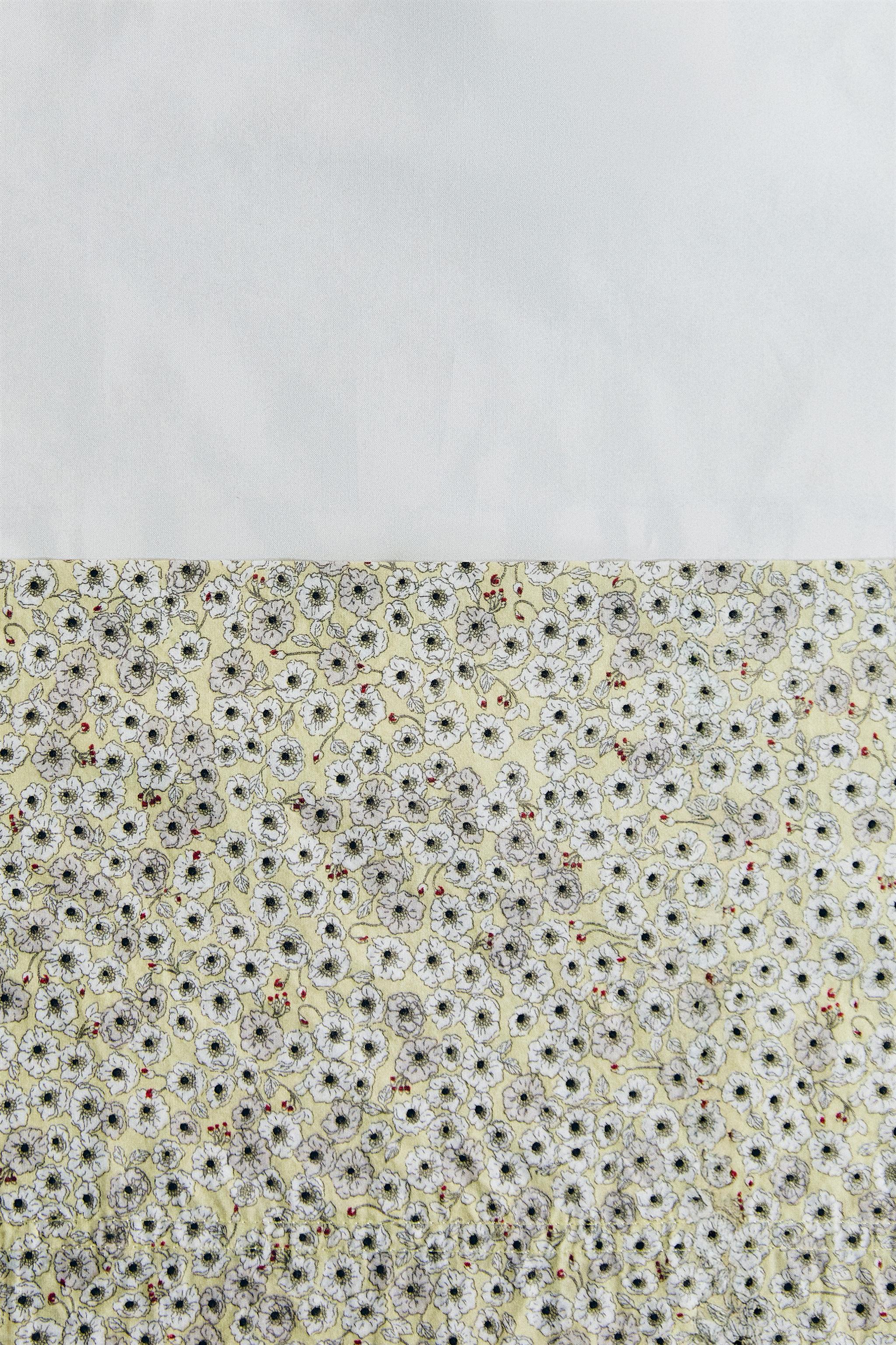 KIDS' FLORAL FLAT SHEET